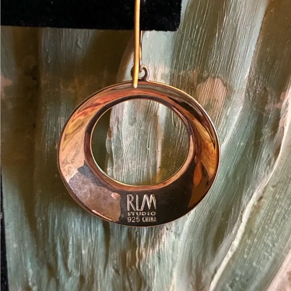 RLM Studio Sterling Silver Hoop Earrings - Picture 4 of 5